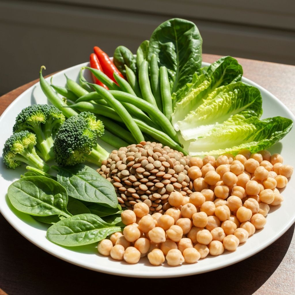 High-fiber vegetables